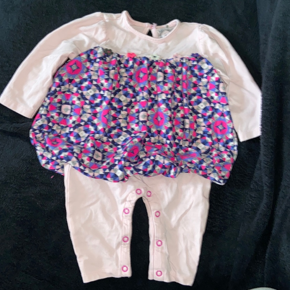 Deux par deux onesie for baby